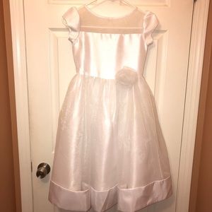 White formal kids dress